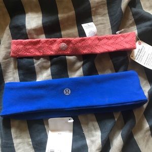 Lululemon headbands both new with tags